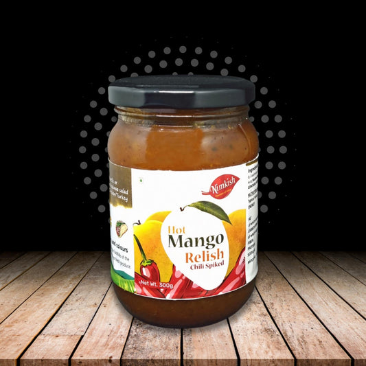 Nimkish Hot Mango Relish, Chilli Spiked