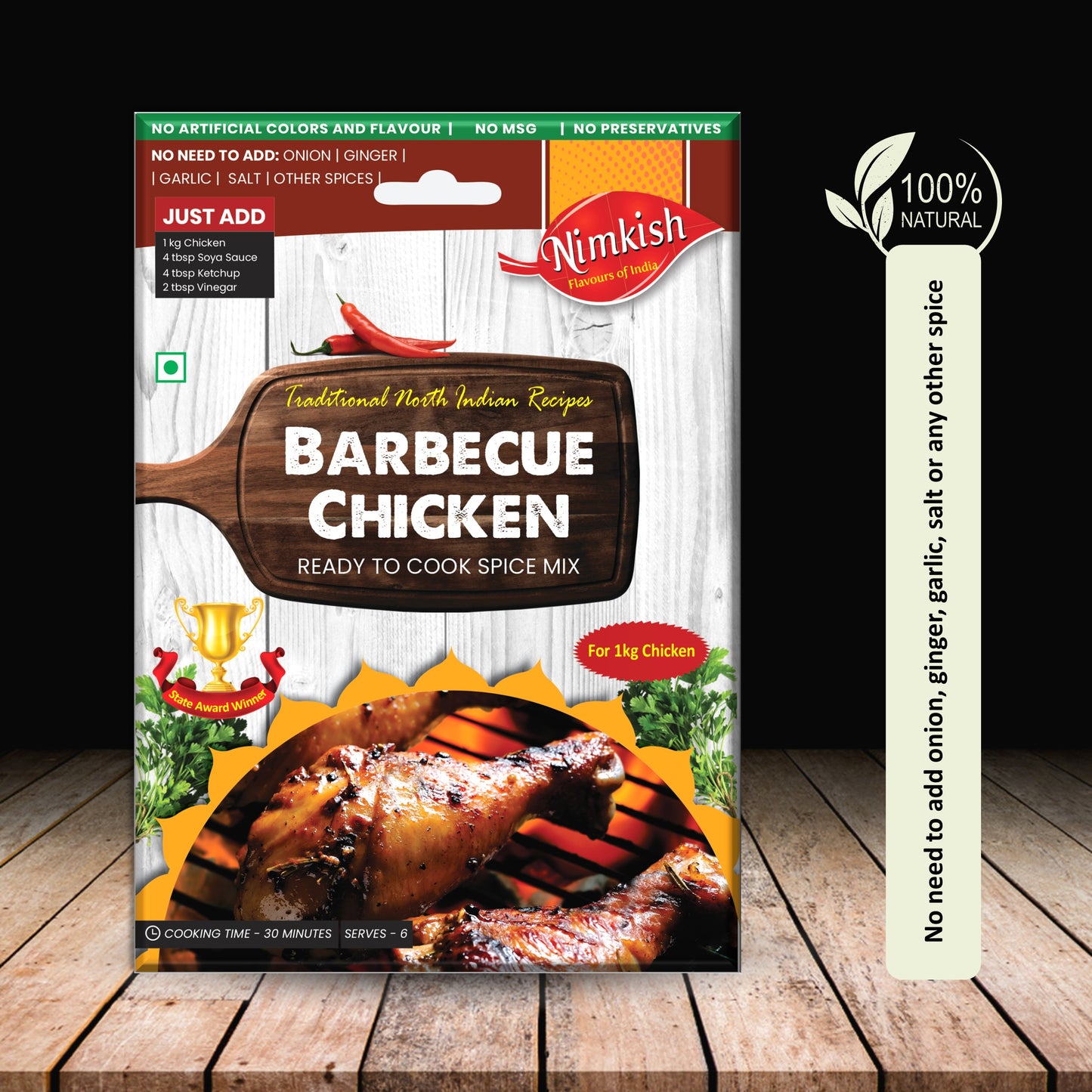 Nimkish Barbecue Chicken Spice Mix 50g