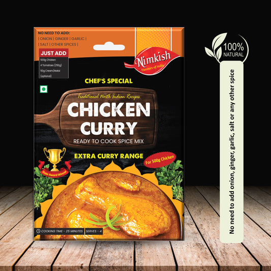 Nimkish Chicken Curry Spice Mix (Extra Curry Range) 40g