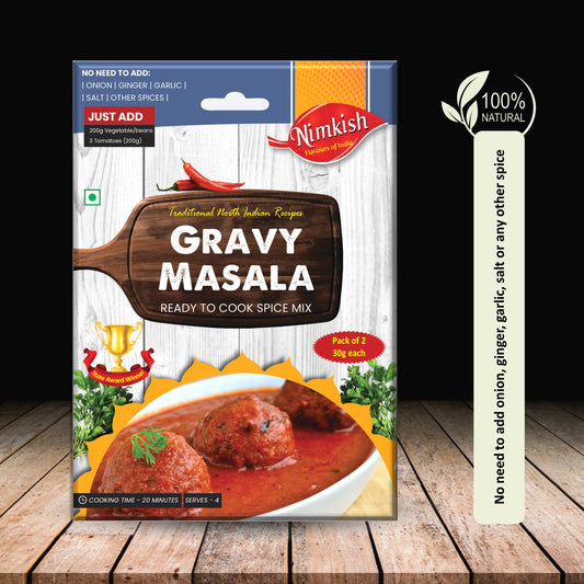 Nimkish Gravy Masala Spice Mix 60g