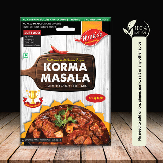 Nimkish Korma Masala Spice Mix 50g