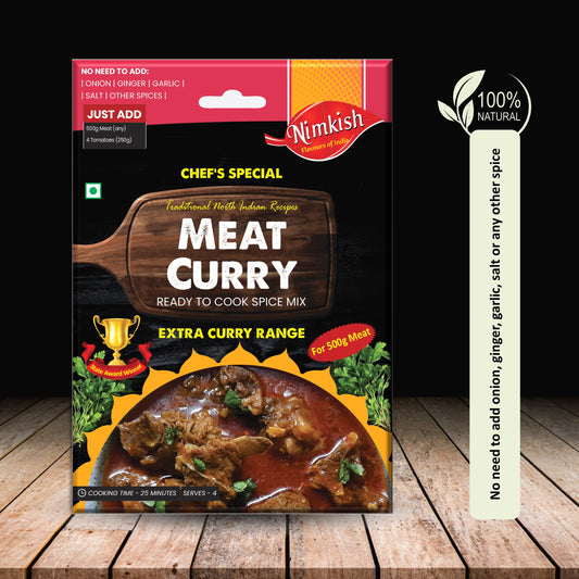 Nimkish Meat Curry Spice Mix (Extra Curry Range) 40g