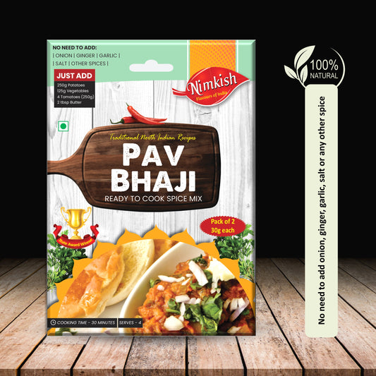 Nimkish Pav Bhaji Spice Mix 60g