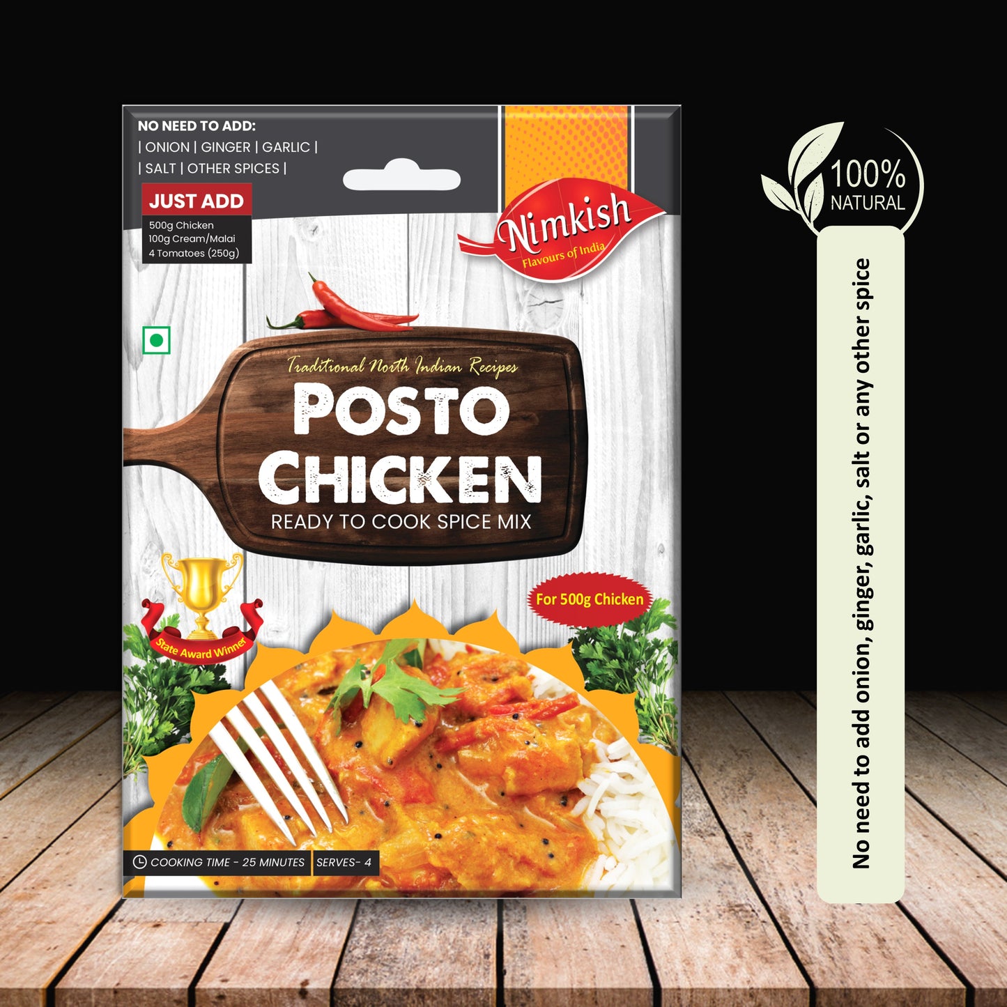 Nimkish Posto Chicken Spice Mix 40g