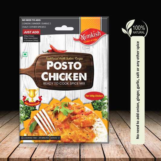 Nimkish Posto Chicken Spice Mix 40g