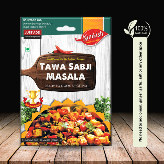 Nimkish Tawa Sabji Masala Spice Mix 50g