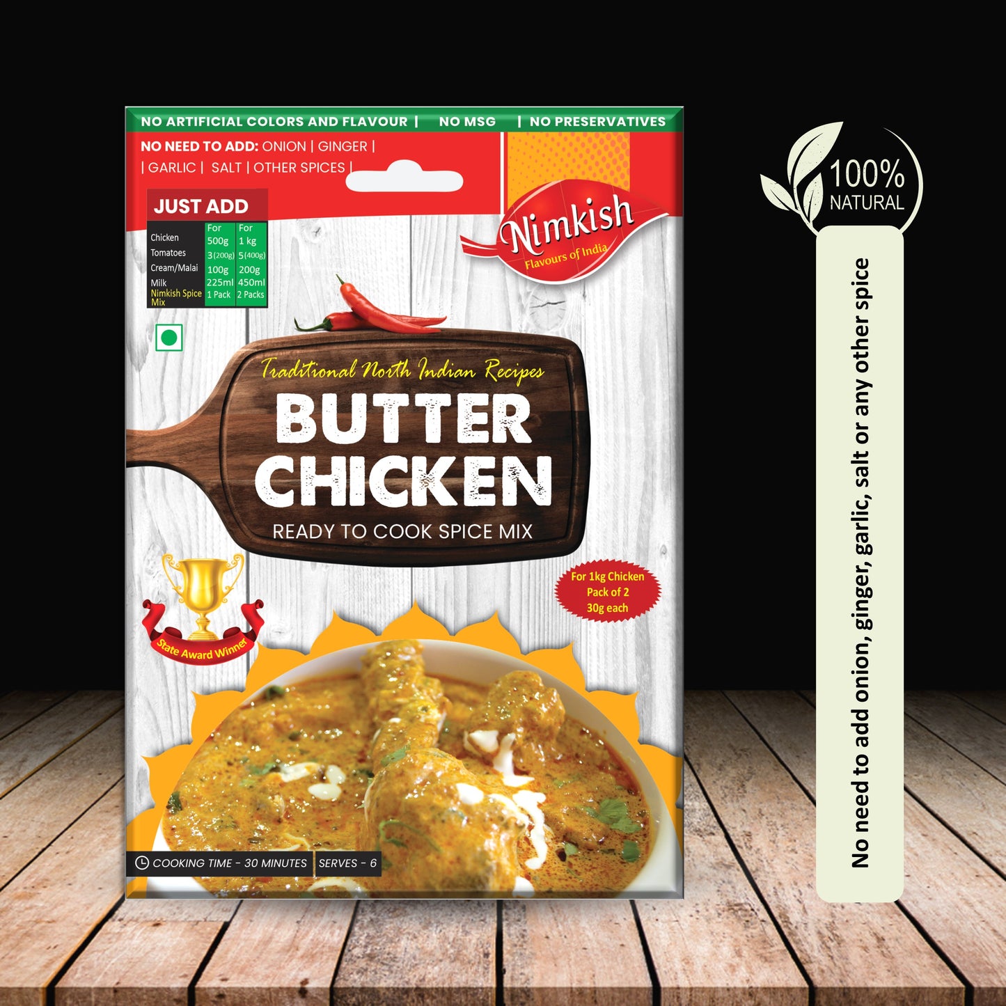 Nimkish Butter Chicken Spice Mix 60g