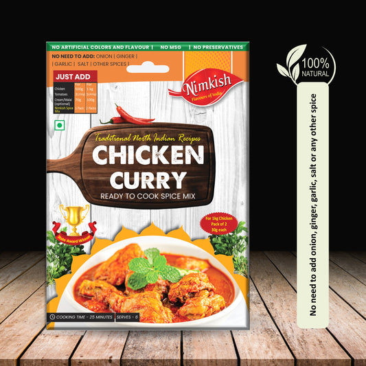 Nimkish Chicken Curry Spice Mix 60g