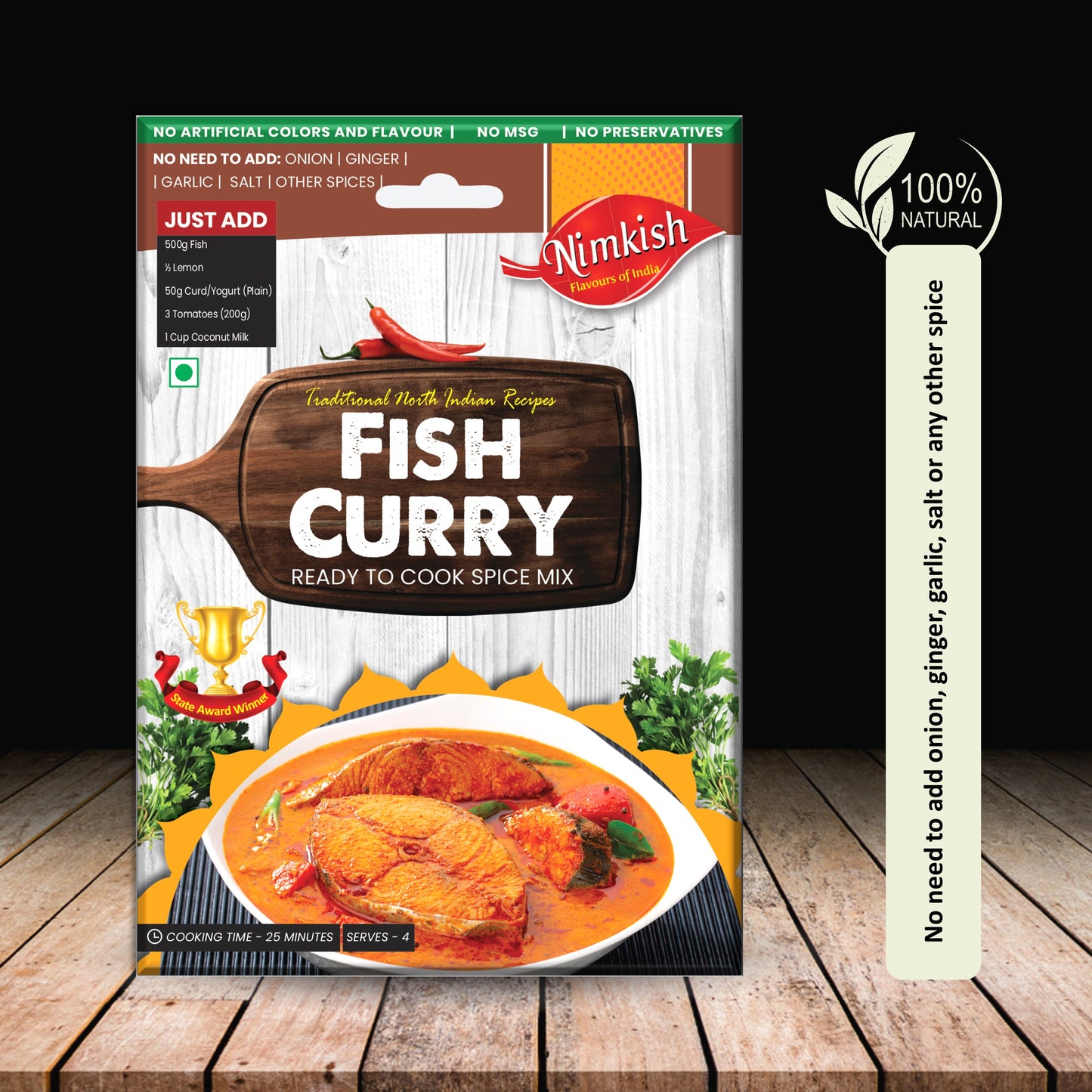 Nimkish Fish Curry Spice Mix 40g