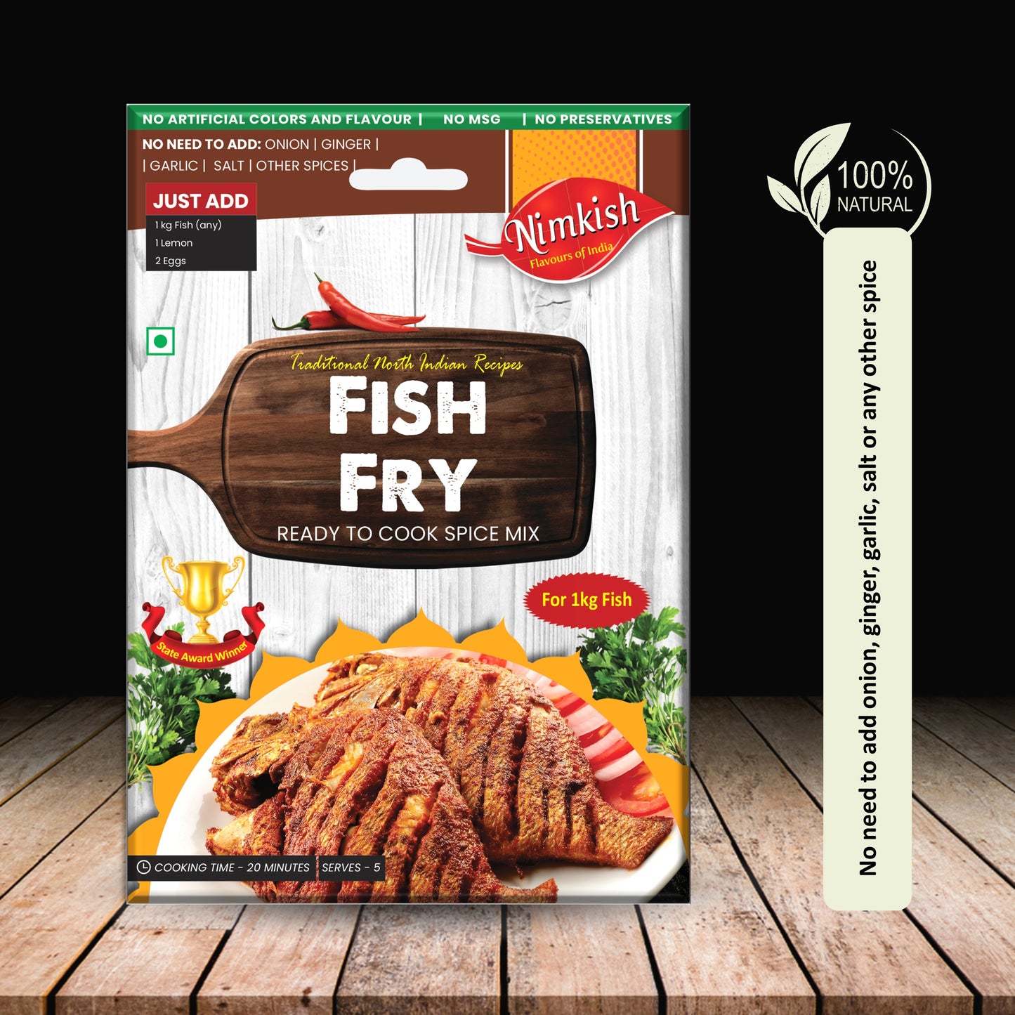 Nimkish Fish Fry Spice Mix 50g