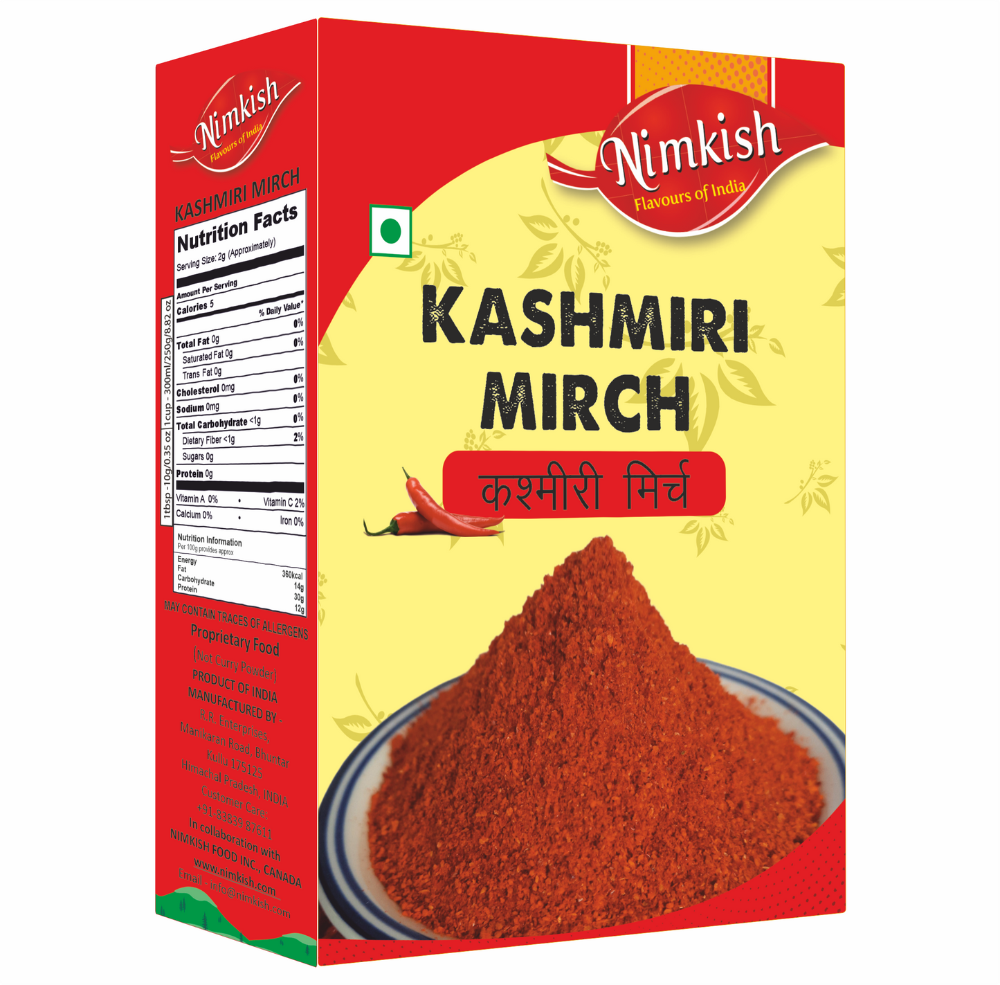 Nimkish Kashmiri Mirch Powder 100g