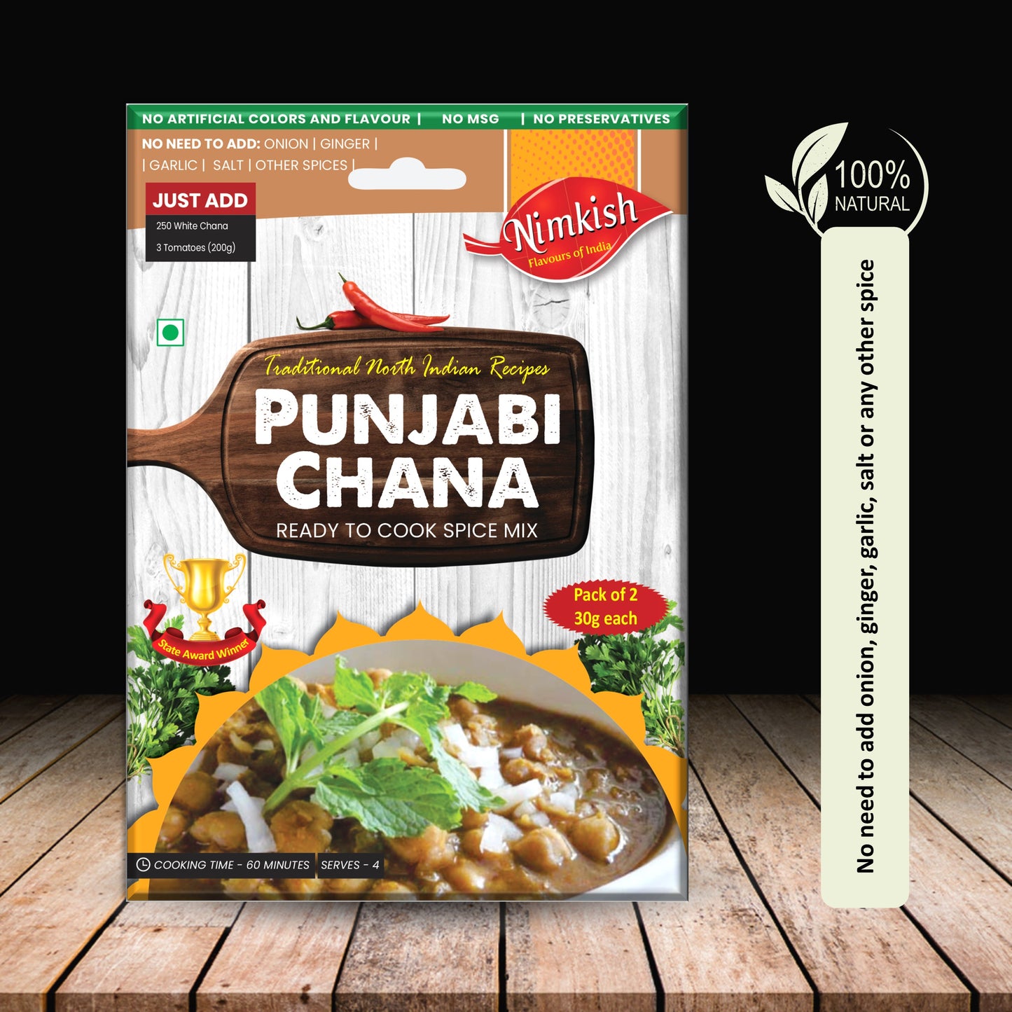 Nimkish Punjabi Chana Spice Mix 60g