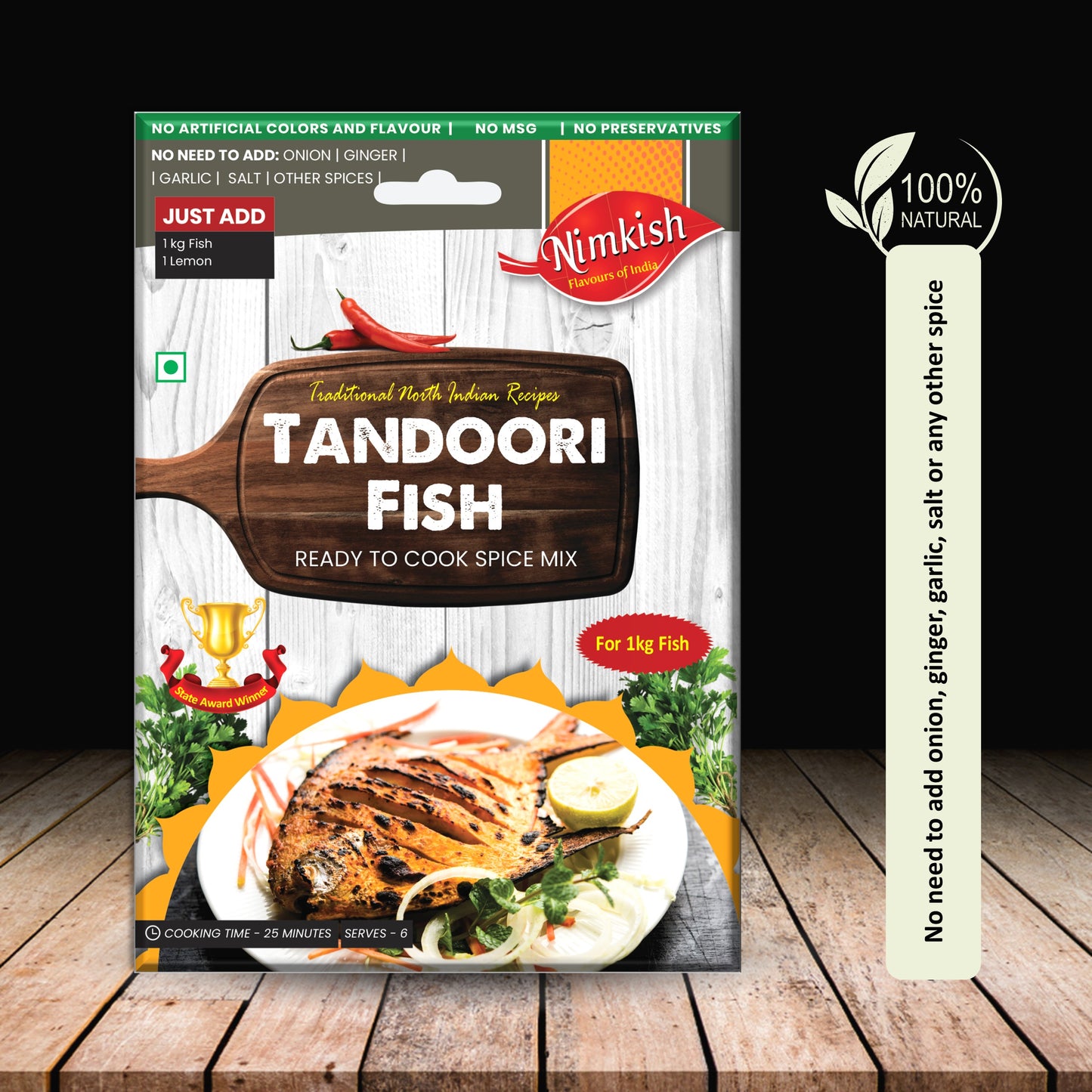 Nimkish Tandoori Fish Spice Mix 50g
